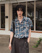Ampoule Damage Check Half Shirt