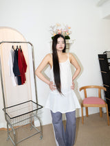 AIRY DOT DRESS (WHITE)