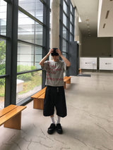 カミCNピンタックキーリングバミューダパンツ 3C