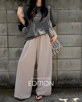[MADE] Senil banding wide pants