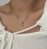coii Round Coin Ball Layered Ruffle Bold Long Short Necklace