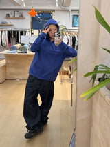 SLUB HOOD ZIP-UP