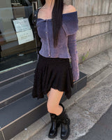 Button off knit