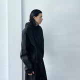 Structured Seam Hooded Jacket