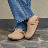 CHUBASCO CANTO FUR BACK STRAP MULE FCC2409 TAUPE