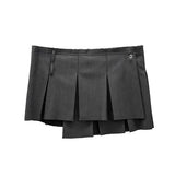 Labelly Pleated Wrap Skirt
