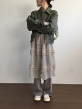 YWD チュールロングドレス (3color)
