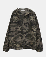 Jaek Camo ツーウェイストリング フード付きフィールドジャケット