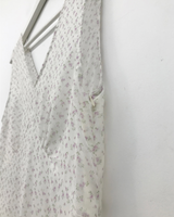 YWDフラワー シフォン ドレス (3color)