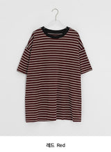 [unisex] キャニチボーダーカラー半袖Tシャツ