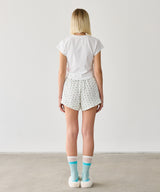GRAPHIC CROP T WHITE