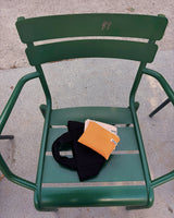 Vivid soft cotton flat pouch - orange , S size