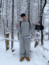 Furano brushed wide jogger pants
