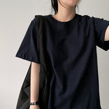 ローズベーシックプレインショートスリーブTシャツ