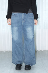 Stud Side Pintuck Wide Pants (2colors)