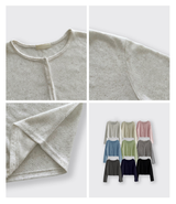 Setter Linen Crop Knit Cardigan / 9 colors