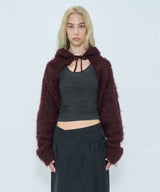 2WAY HOODED MUFFLER KNIT