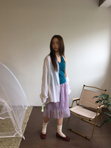 Hayes Bloom Frill Skirt (2color)