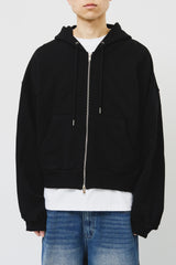 Liz Cropped Zip Hoodie (3color)