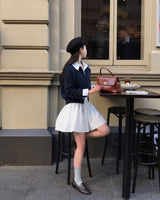 [BELLIDE MADE] FLARE SHIRT ONE PIECE