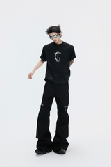 Snakeskin Patchwork T-Shirt