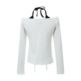 Mova Layered Eyelet Slim T-shirt