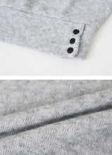 2WAYボタンスリットワンショルダーニット (3color)