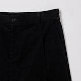 MAN ワンタックコーデュロイパンツ BLACK