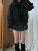 Crack Leather Mustang Jacket (2 colors)
