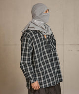 Vintage Gemstone check shirt _ Black 