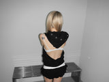 puching backless hoodie(3 color) 