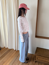 belted sweat pants 