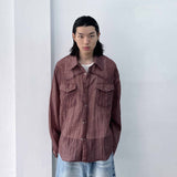 3D Pleated Western Shirt