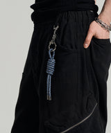 [4106] Ocean Rope Buckle Keyring (BLUE)
