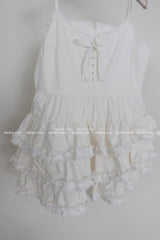 frill cancan corset bustier mini dress