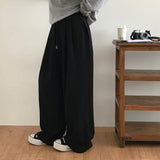 [MADE] スクエアワイドラバーウエストロングパンツ