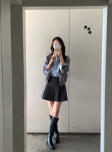 Wanted Pleated Mini Skirt