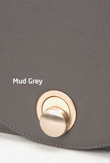 ISLE MINI ショルダーレザーバッグ / Mud Grey