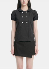 Vira Round Collar Blouse