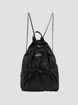 NYLON CHAIN BACKPACK BLACK