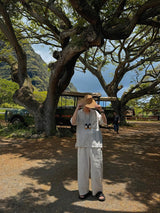 ASCLO Hello Linen Two Tuck Pants (5color)