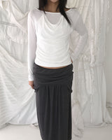 Drape halter T
