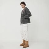 PARACHUTE COTTON PANTS WHITE