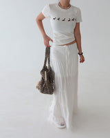 Jenny Dachshund Printed Short Sleeve T-shirt