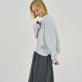 Brushed Soft Knit_Melange Gray