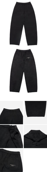 24FW オーバーサイズセットアップニットパンツ BLACK