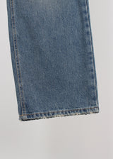 DIRTY STRAIGHT DENIM PANTS
