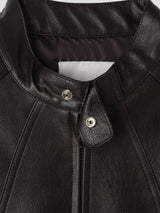 オニック クロップ レザー ジャケット