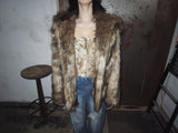 Hoodie fox fur-JK (Brown)