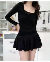 Eyelet Punching T-shirt